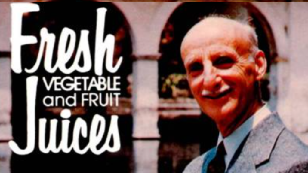 Norman Walker pioneer of modern juicing and founder of the Norwalk Juicer